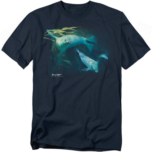 Wildlife - Kelp Patrol - Short Sleeve Adult 18/1 - Navy T-shirt