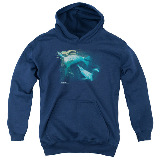 Wildlife - Kelp Patrol - Youth Pull-over Hoodie - Navy