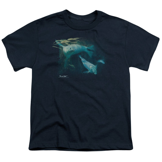 Wildlife - Kelp Patrol - Short Sleeve Youth 18/1 - Navy T-shirt