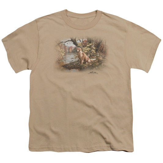 Wildlife - Ready To Go On - Short Sleeve Youth 18/1 - Sand T-shirt