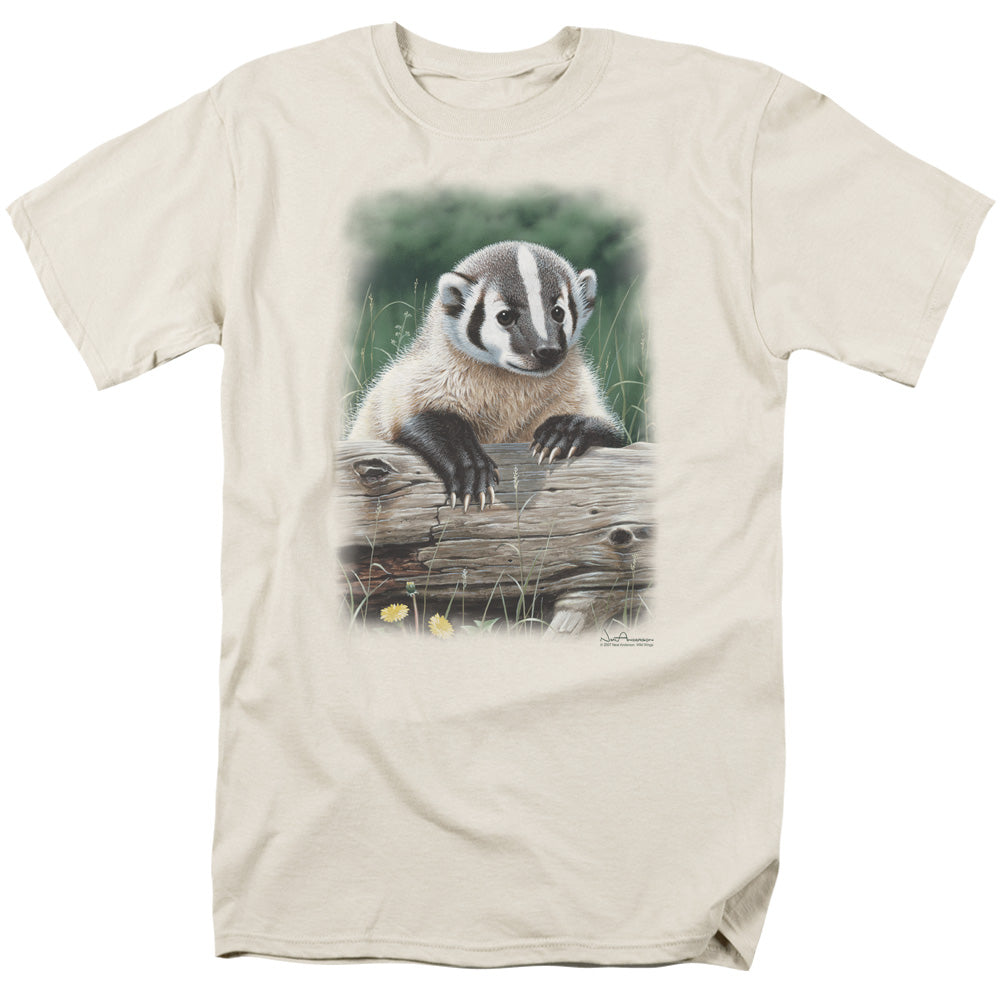 Wildlife - Out Of The Meadow - Short Sleeve Adult 18/1 - Cream T-shirt