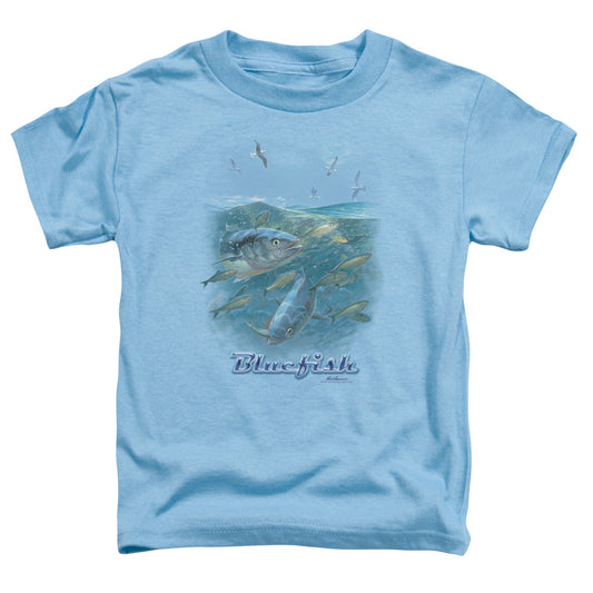 Wildlife - Blue Mayhem - Short Sleeve Toddler Tee - Carolina Blue T-shirt