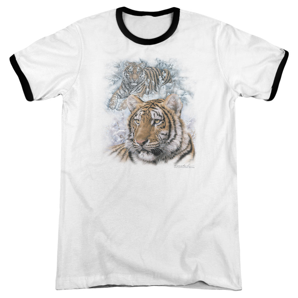 Wildlife - Tigers - Adult Ringer - White/black