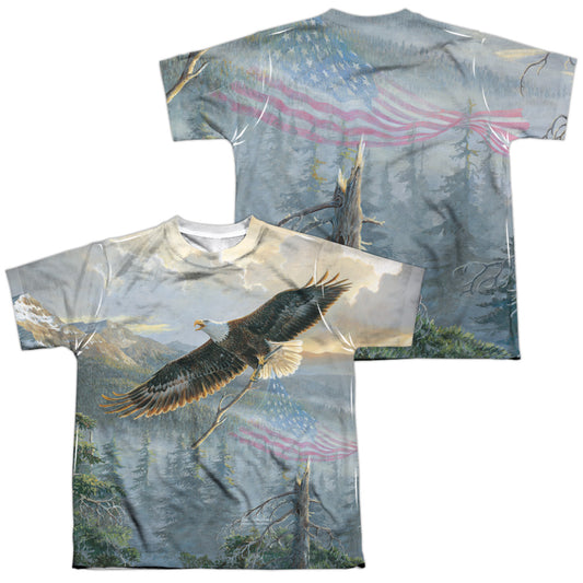 WILD WINGS REBUILDING AMERICA (FRONT/BACK PRINT)-S/S YOUTH T-Shirt