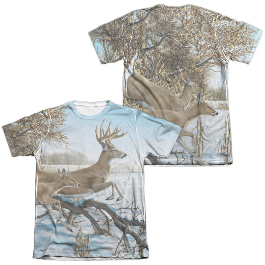 WILD WINGS BREAKING COVER (FRONT/BACK PRINT)-ADULT POLY/COTTON T-Shirt