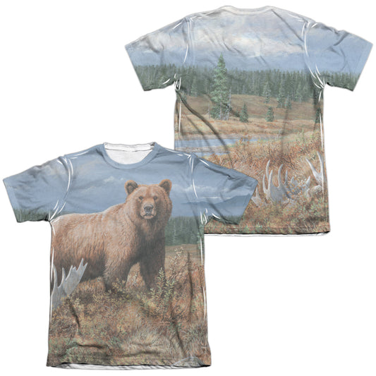Wild Wings - Autumn Splendor (Front/back Print) - Adult Poly/cotton Short Sleeve Tee - White T-shirt