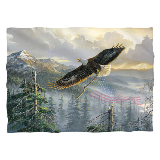 Wild Wings - Rebuilding America 2 - Pillow Case - White