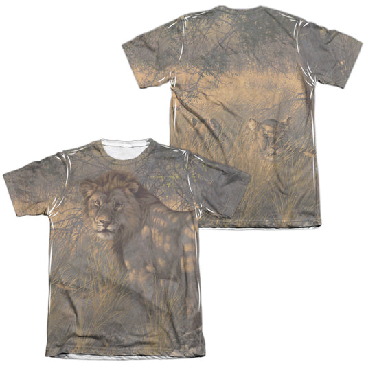 Wild Wings - Ladies & Gentleman (Front/back Print) - Adult Poly/cotton Short Sleeve Tee - White T-shirt