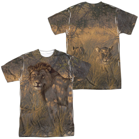Wild Wings - Ladies & Gentleman (Front/back Print) - Short Sleeve Adult Poly Crew - White T-shirt