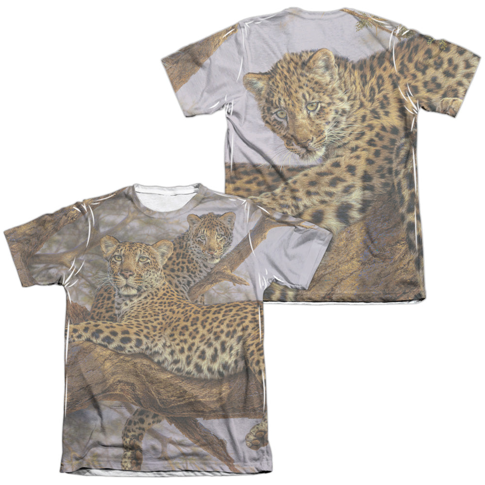Wild Wings - Family Tree (Front/back Print) - Adult Poly/cotton Short Sleeve Tee - White T-shirt