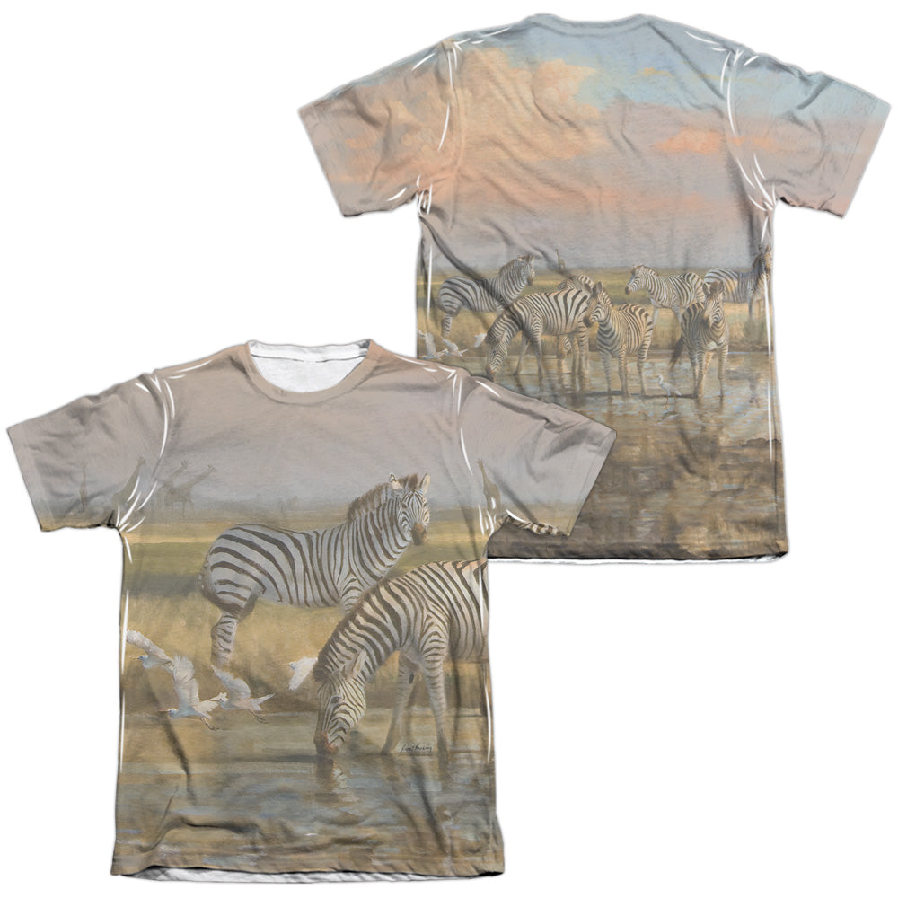 Wild Wingshort Sleeveundowners (Front - Back Print) - Adult Poly/cotton S/s Tee - White T-shirt