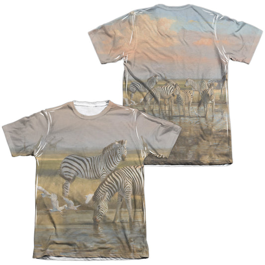Wild Wingshort Sleeveundowners (Front - Back Print) - Adult Poly/cotton S/s Tee - White T-shirt