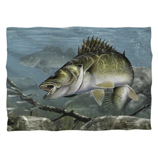 Wild Wings - Feeding Frounds 2 - Pillow Case - White
