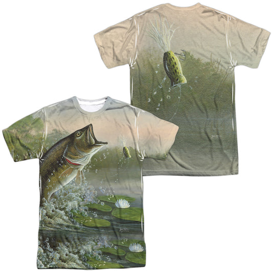 Wild Wingshort Sleeveummertime (Front - Back Print)-s/s Adult Poly Crew - White T-shirt