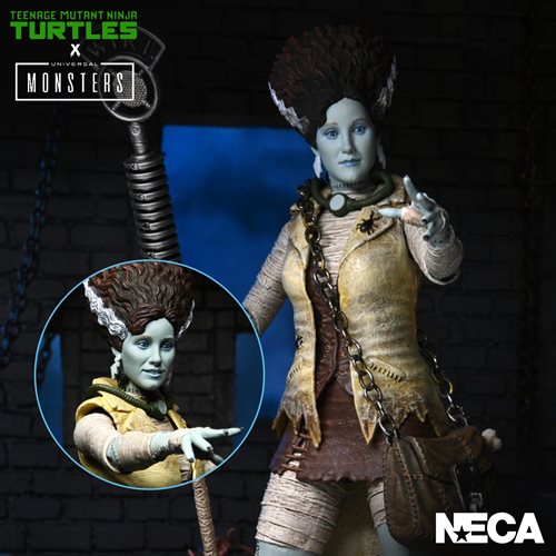 NECA - Universal Monsters vs TMNT April as the Bride of Frankenstein Ultimate Action Figure
