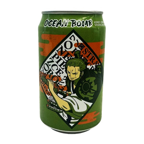 Ocean Bomb One Piece Zoro Honey Lemon Flavoured Sparkling Water Drink