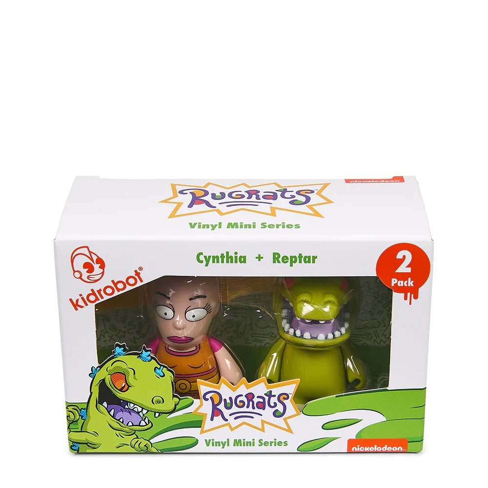 Rugrats Cynthia and Reptar 3-Inch Vinyl Figure 2-Pack