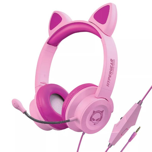 HyperGear Kombat Kitty Gaming Headset - Pink