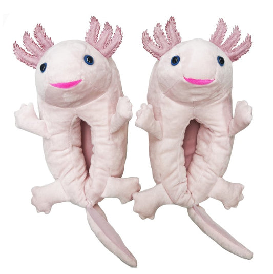 Axolotl Plush Slippers