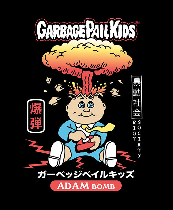 Riot Society - Garbage Pail Kids Adam Bomb Long Sleeve T-Shirt