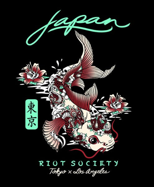 Riot Society - Koi Tattoo Long Sleeve T-Shirt