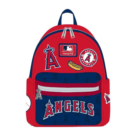 Loungefly MLB Anaheim Angels Patches Mini Backpack