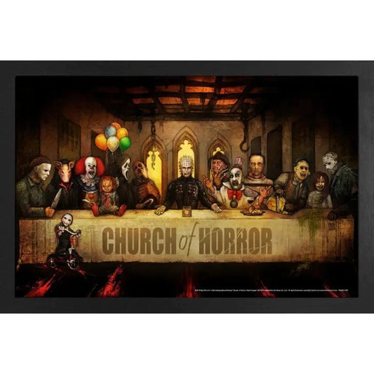 Church of Horror Slash Supper Framed Print