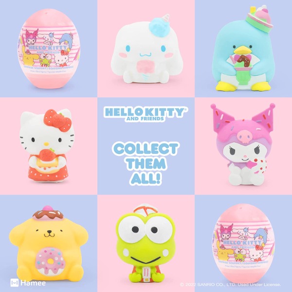Hello Kitty and Friends Cute Water Filled Surprise Capsule Squishy Toy (1 random)