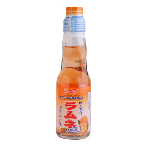 Shirakiku Carbonated Ramune Drink - Orange