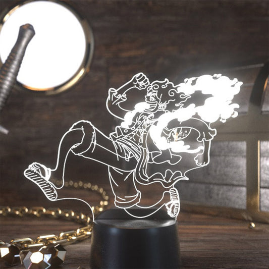 One Piece Luffy Gear 5 Nika Otaku Lamp