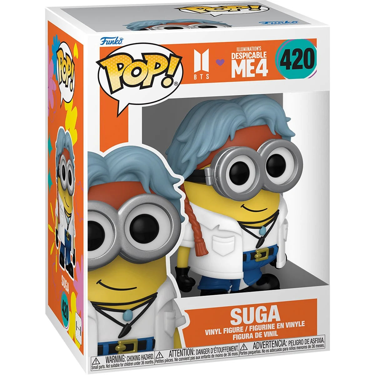 Funko Pop! Despicable Me 4 Minion x BTS Suga
