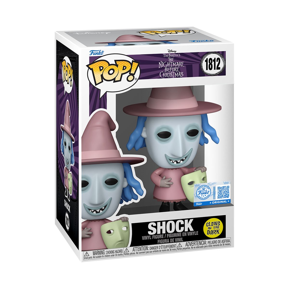 Funko Pop! The Nightmare Before Christmas Shock Glow-in-the-Dark