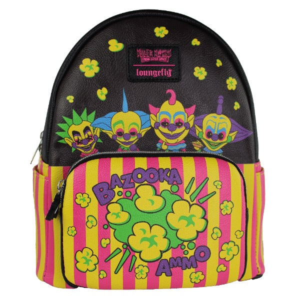 Loungefly Killer Klowns from Outer Space Mini Backpack (Blacklight)