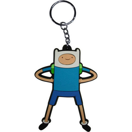 Adventure Time Finn Keychain in Blue
