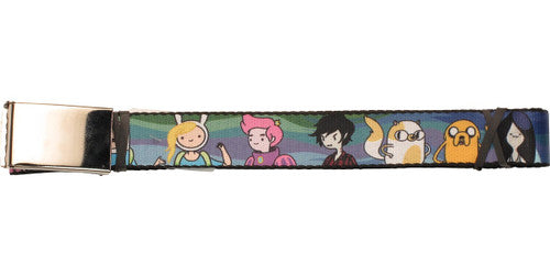 Adventure Time Group Rainbow Mesh Belt