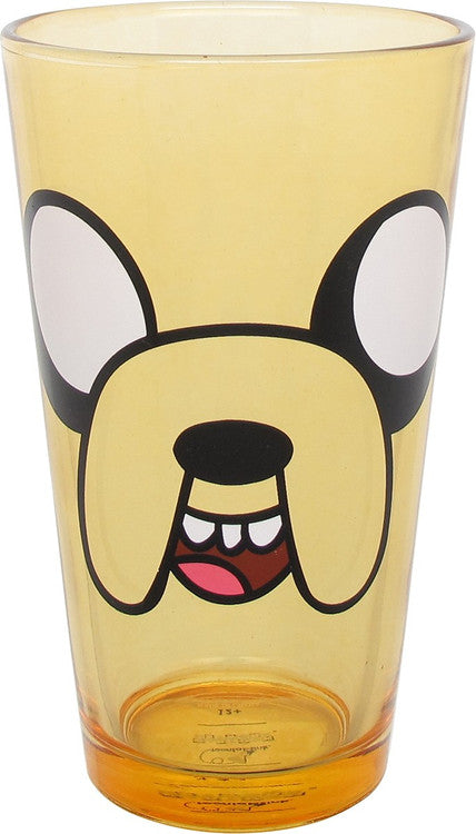 Adventure Time Jake Pint Glass in White