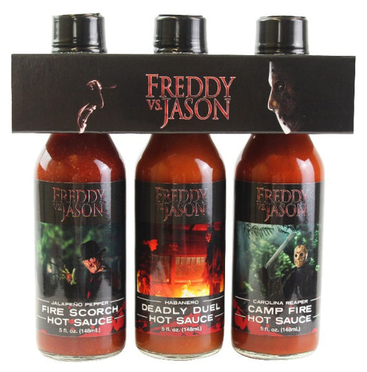 Freddy Vs Jason Hot Sauce 3pk
