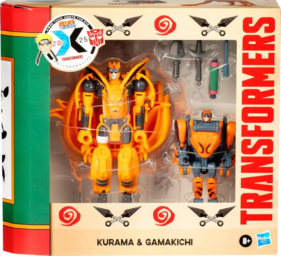 Collaborative Naruto Shippuden x Transformers Kurama and Gamakichi