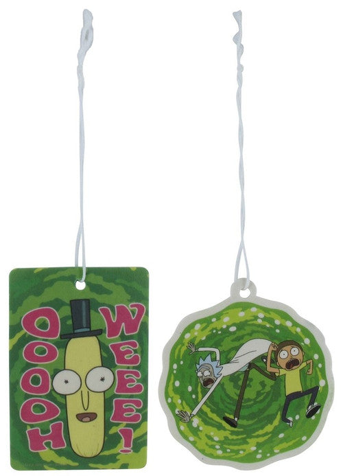 Rick and Morty Ooh Wee Portal 2 Pack Air Freshener in Green