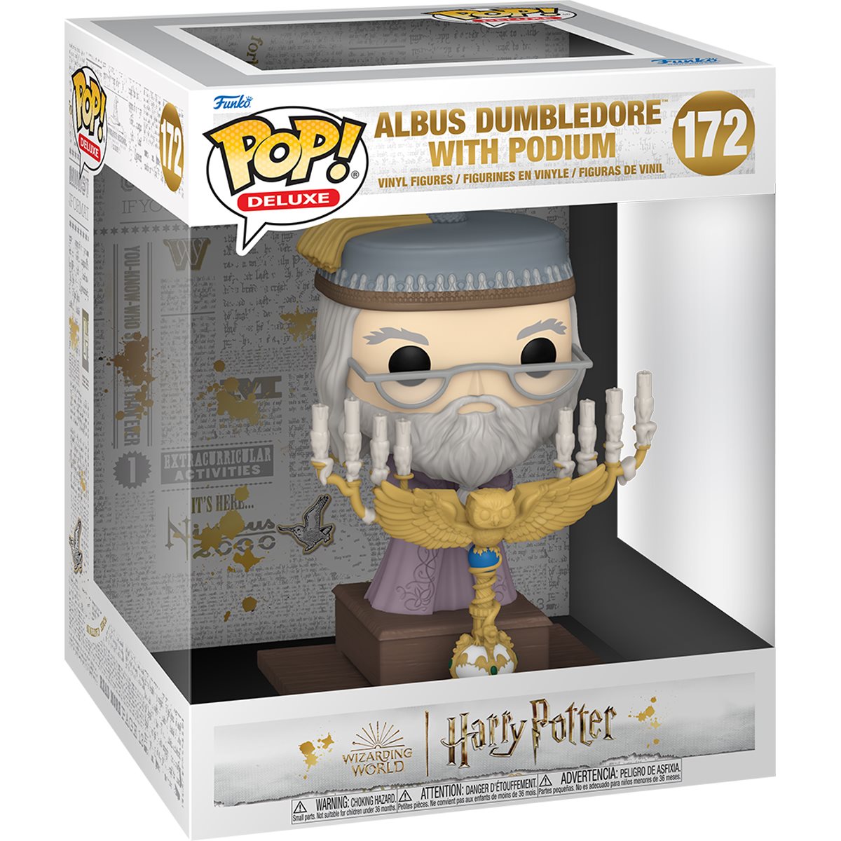 Funko Pop! Harry Potter and the Prisoner of Azkaban Albus Dumbledore with Podium Deluxe