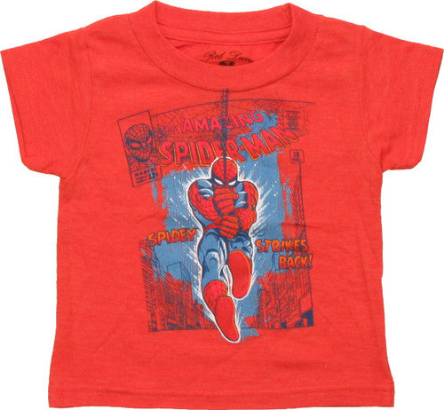 Amazing Spiderman Spidey Strikes Back InfanT-Shirt