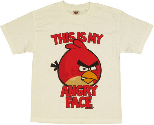 Angry Birds Angry Face Youth T-Shirt
