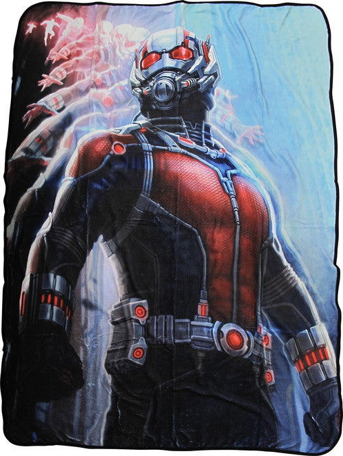 Ant-Man Avengers Initiative Pose Fleece Blanket in Blue