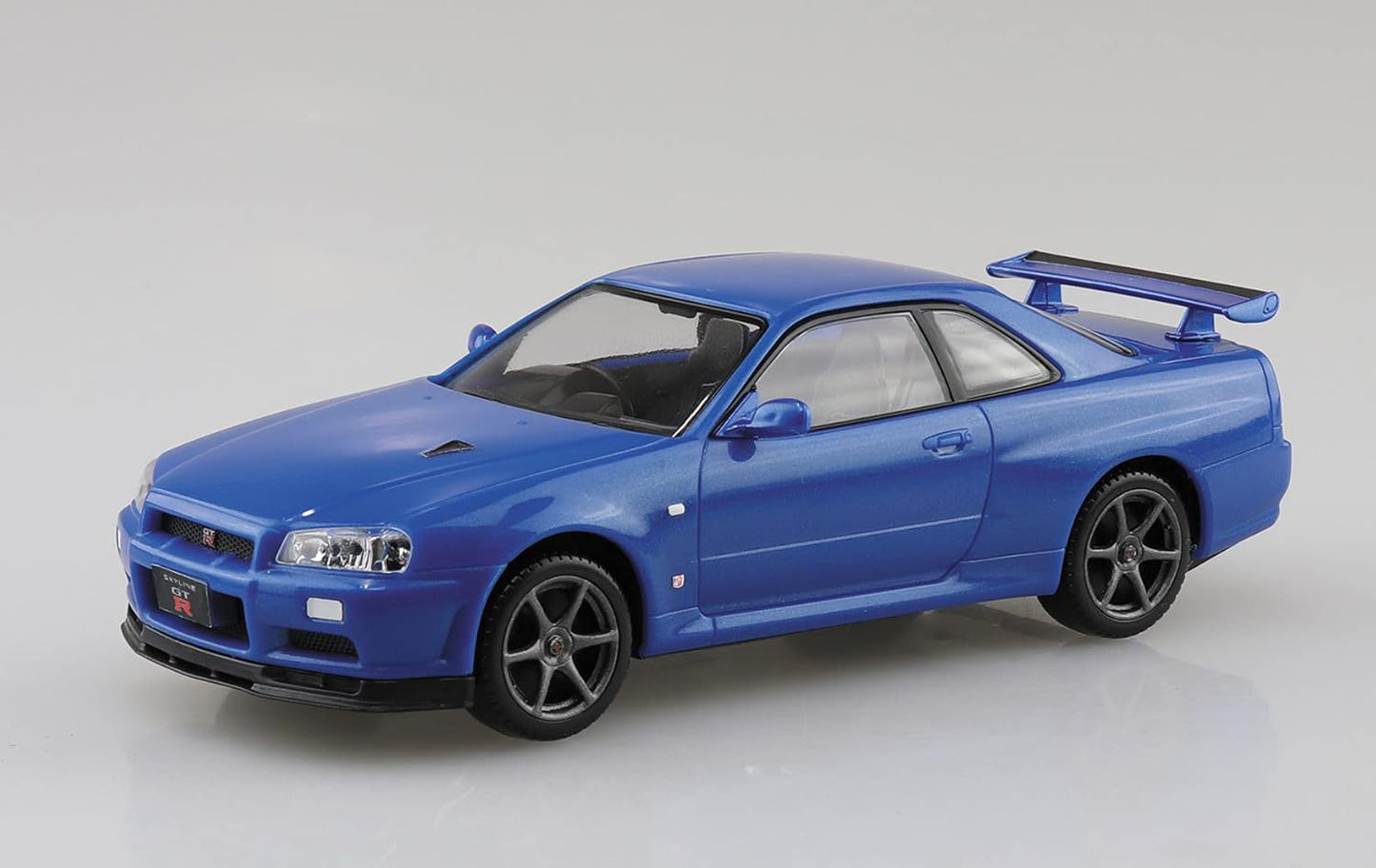 Aoshima Snap Kit 1/32 Nissan R34 Skyline GT-R (Bayside Blue)