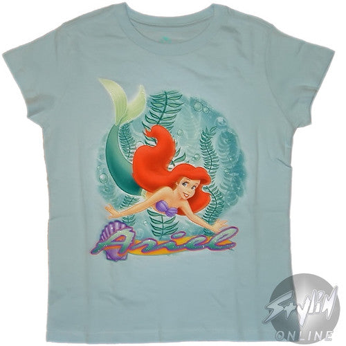 Ariel Swimming Youth T-Shirt