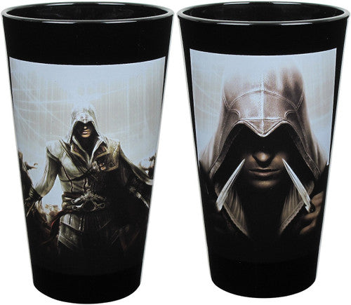 Assassins Creed 2 Ezio Pint Glass Set in Black