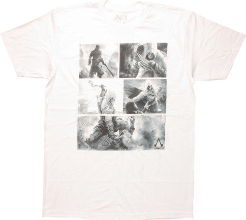 Assassins Creed Chronicle Panels T-Shirt Sheer