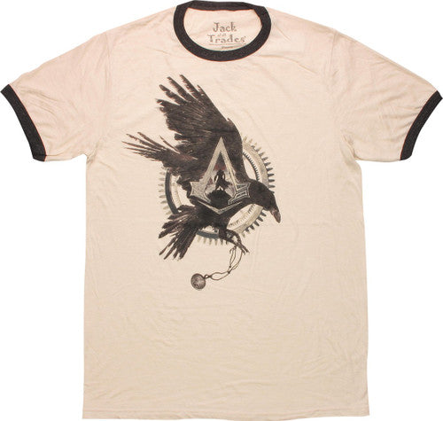 Assassins Creed Syndicate Crow Gear Ringer T-Shirt