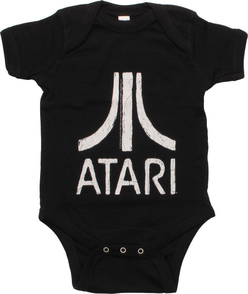 Atari Distressed Logo Snap Suit