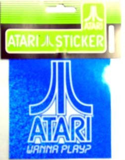Atari Sticker in Blue